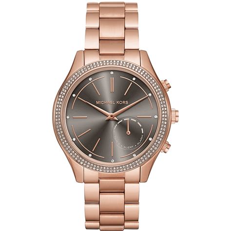 michael kors slim runway hybrid smartwatch|michael kors oversized runway watch.